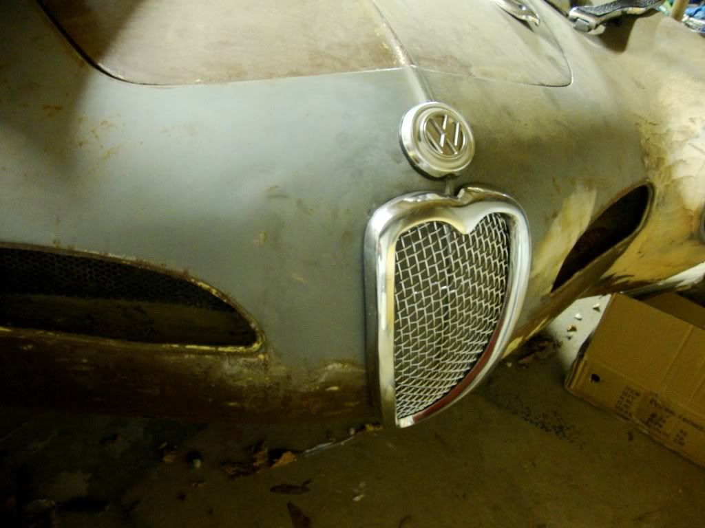 Ultra Rare Karmann Ghia Accessory Nose Grill for VW grille volkswagen